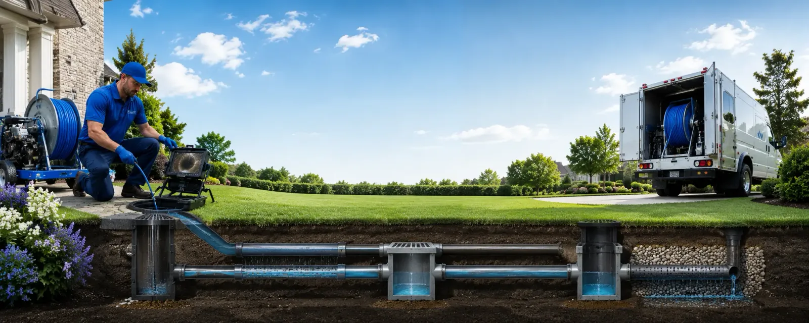 Outdoor drain cleaning information for Howell, NJ